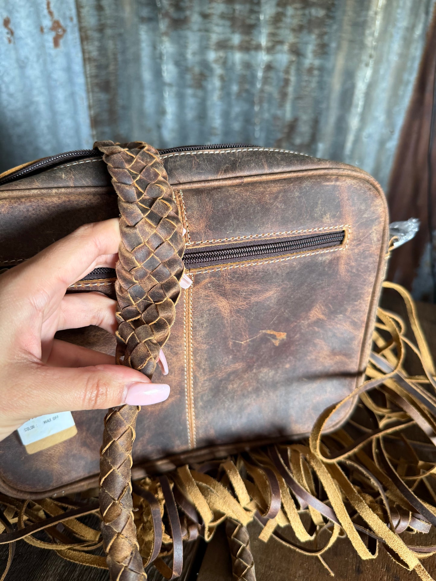 Cowhide Fringe Purse / Crossbody