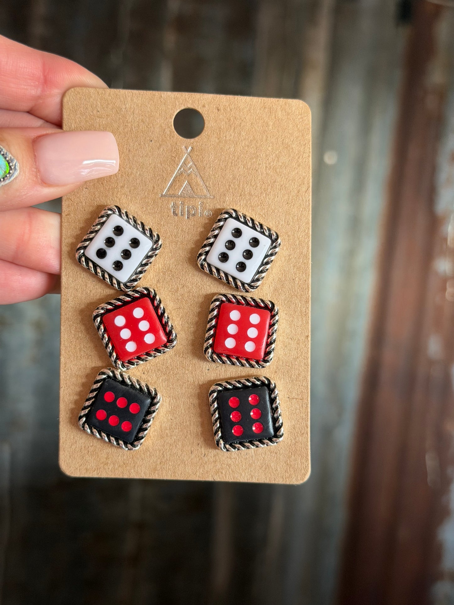 Earrings Set - Dice
