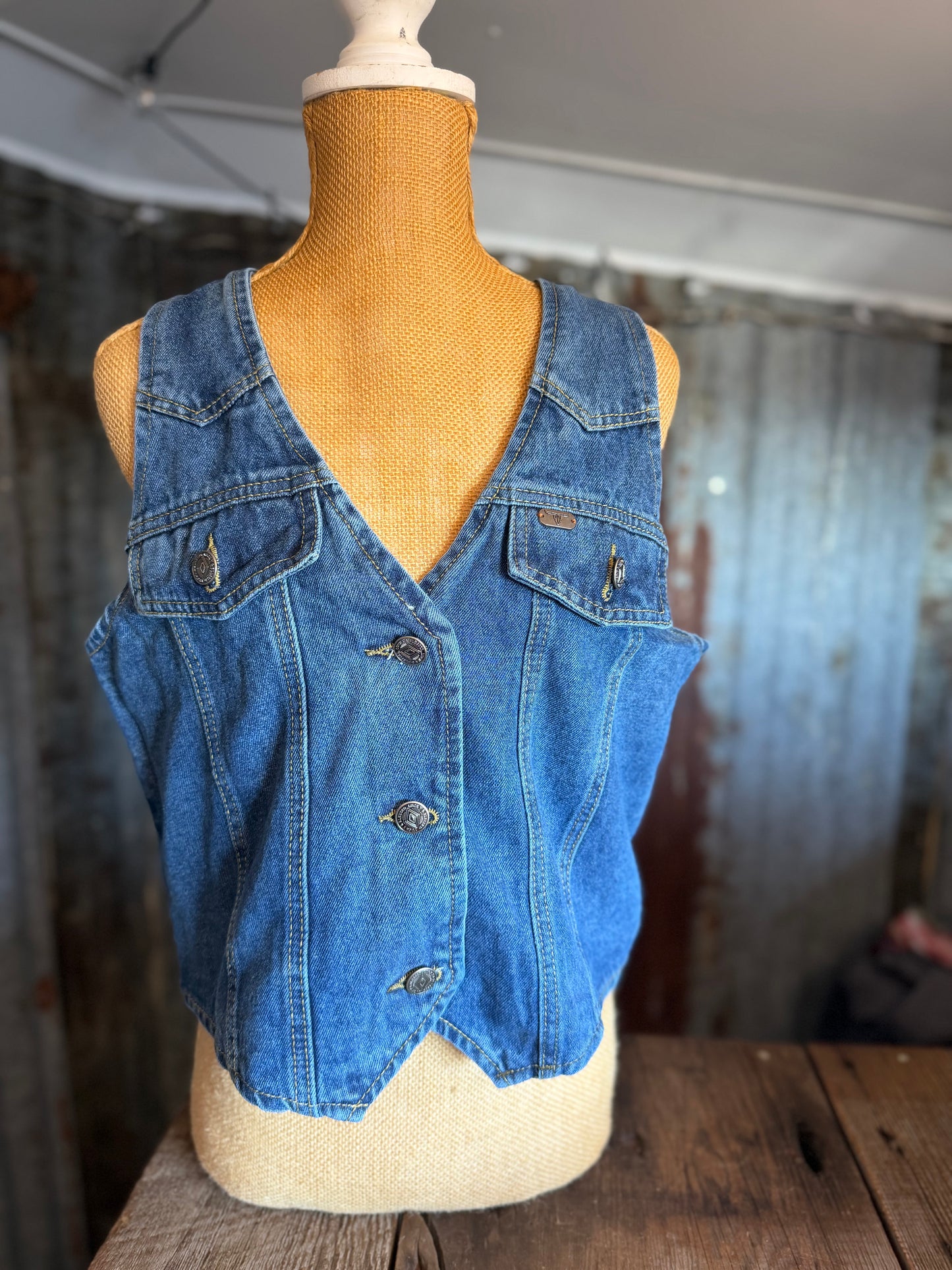 Classic Denim Vest