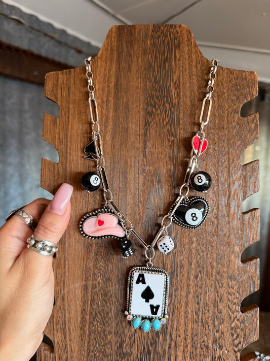 Charm Necklace - Ace of Spade