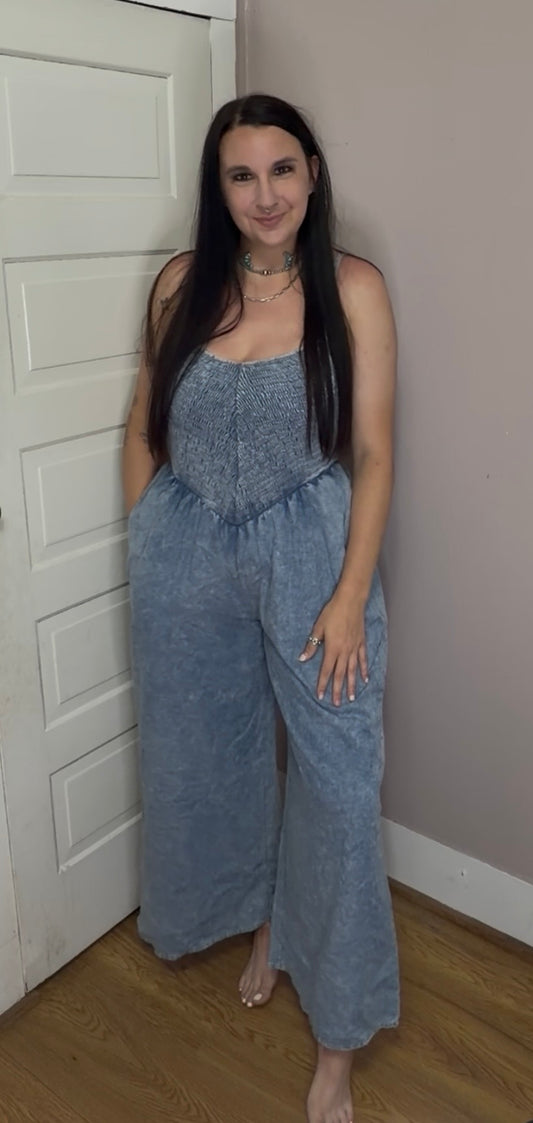 Chambray Jumpsuit