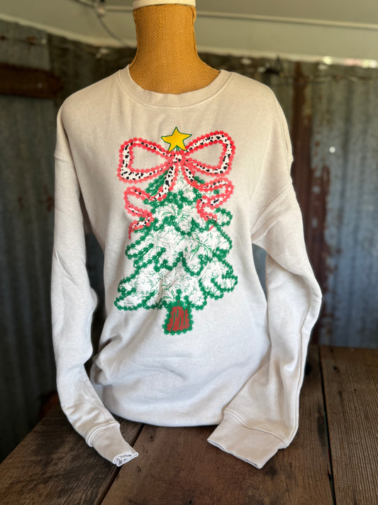 Christmas Tree Sweatshirt- Small