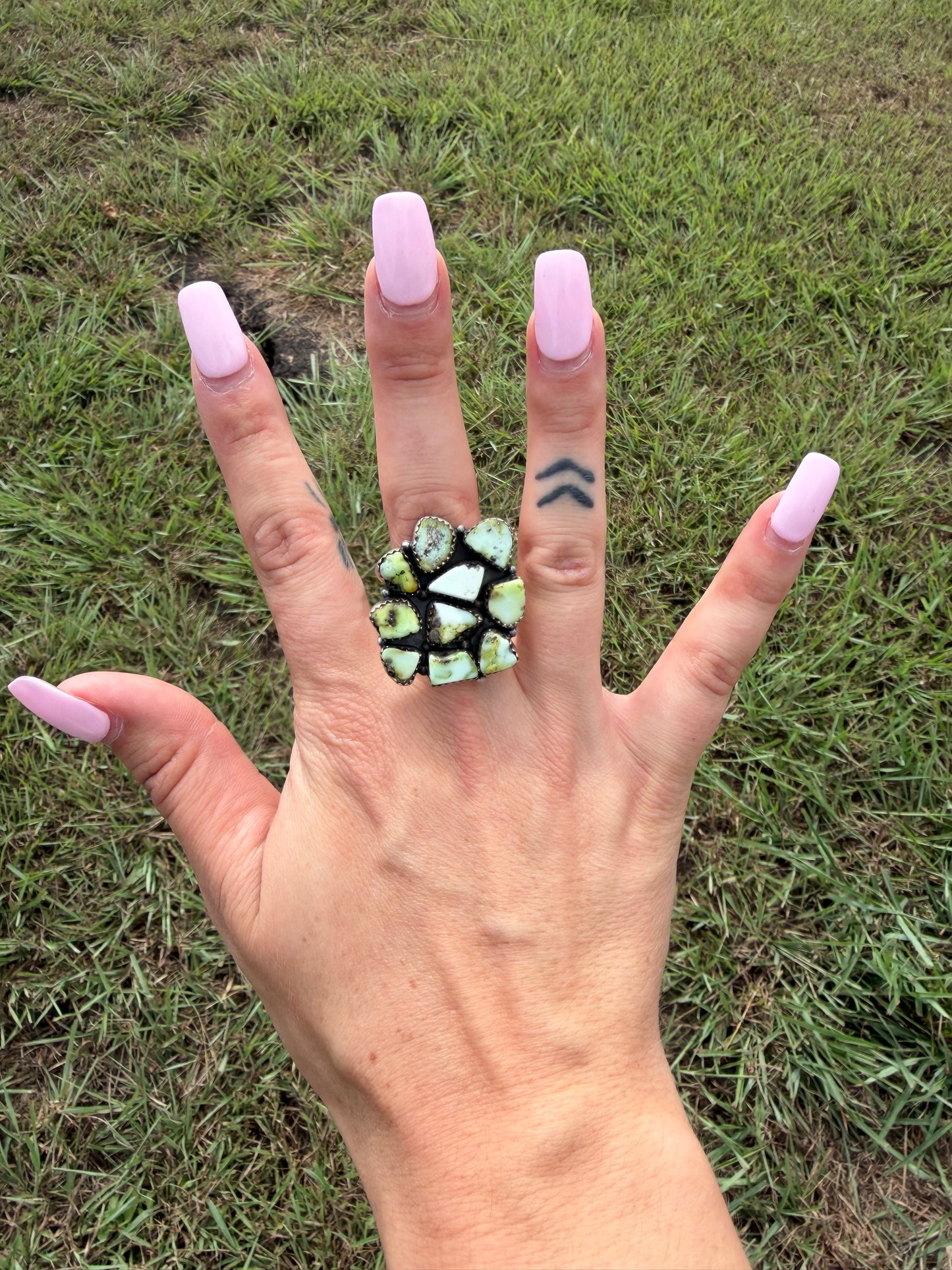 Palomino Turquoise / Sterling Adjustable Ring