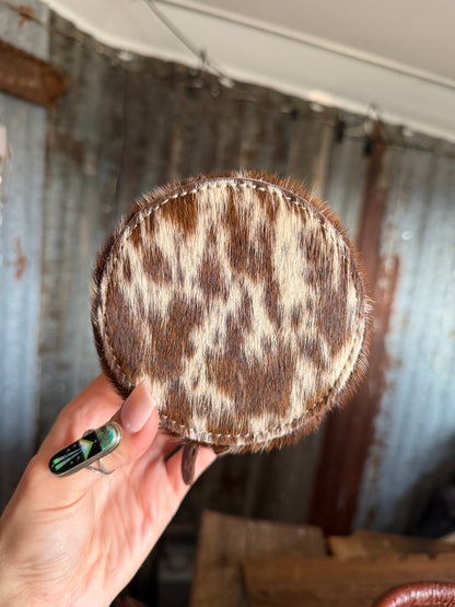 Mini Cowhide Jewelry Case