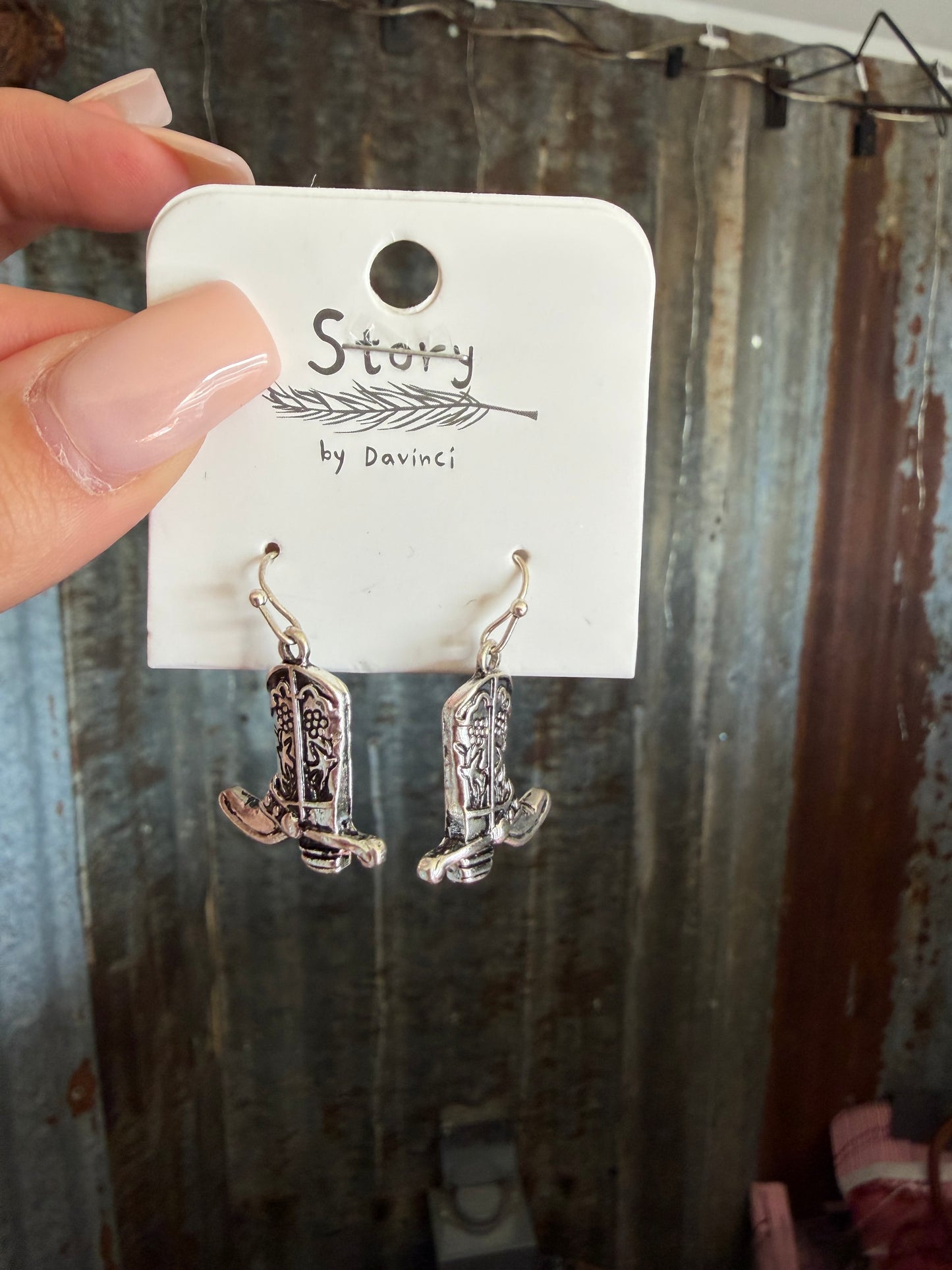 Boot Earrings
