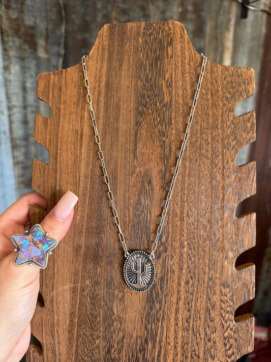 Cactus Necklace