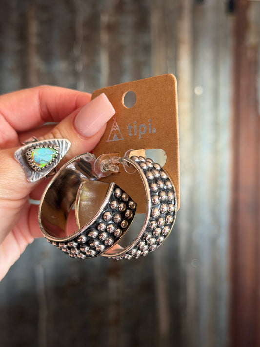 Hoop Earrings - Small Circles