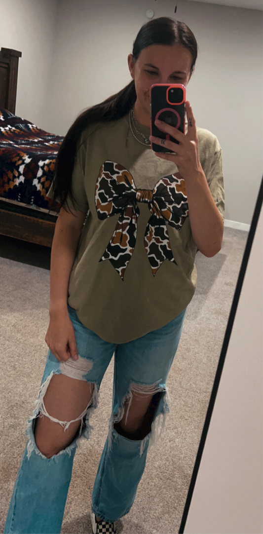 Camo Bow T-shirt