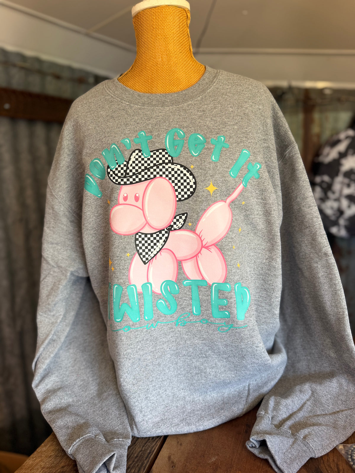 Don’t Get It Twisted Cowboy Crewneck