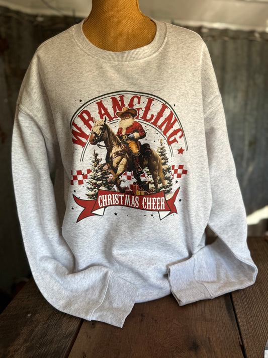 Wrangling Christmas Cheer Sweatshirt