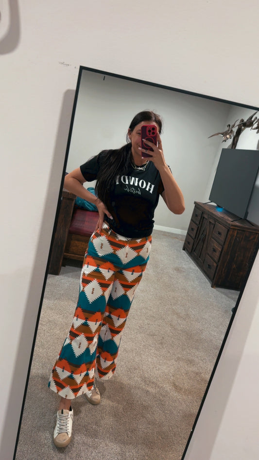 Aztec Crop Denim