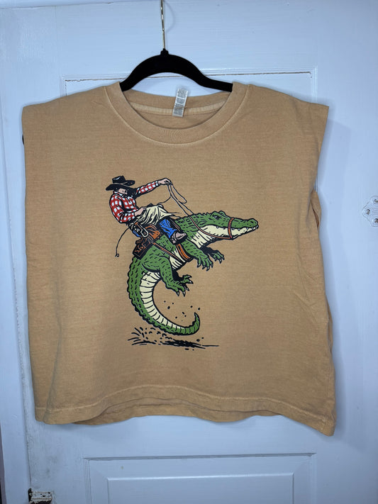 Outback Cowboy Tank - Cropped