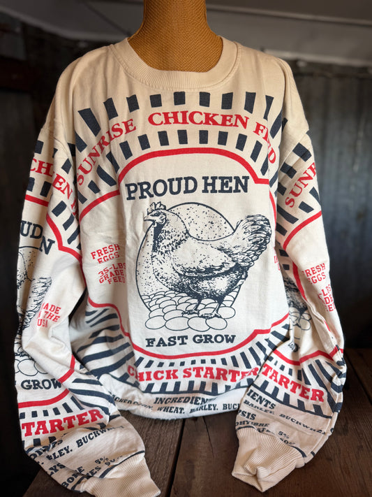 Vintage Feed Crewneck - Hen