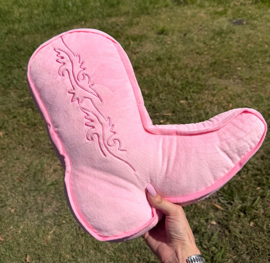 Boot Pillow - Pink