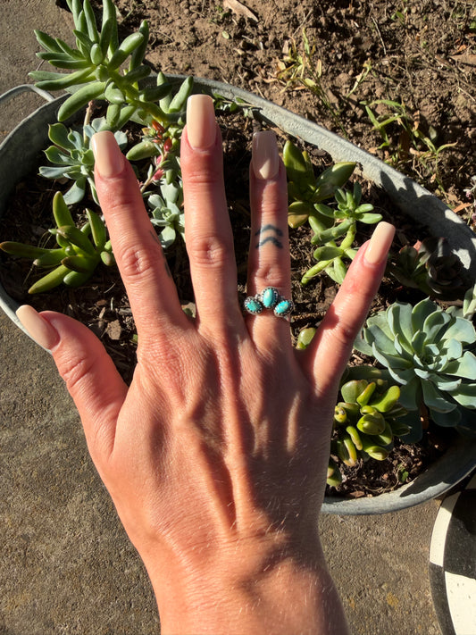 Authentic Turquoise Ring - Size 7
