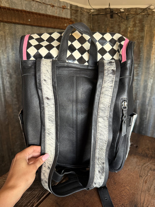 Checkered Bolt Backpack