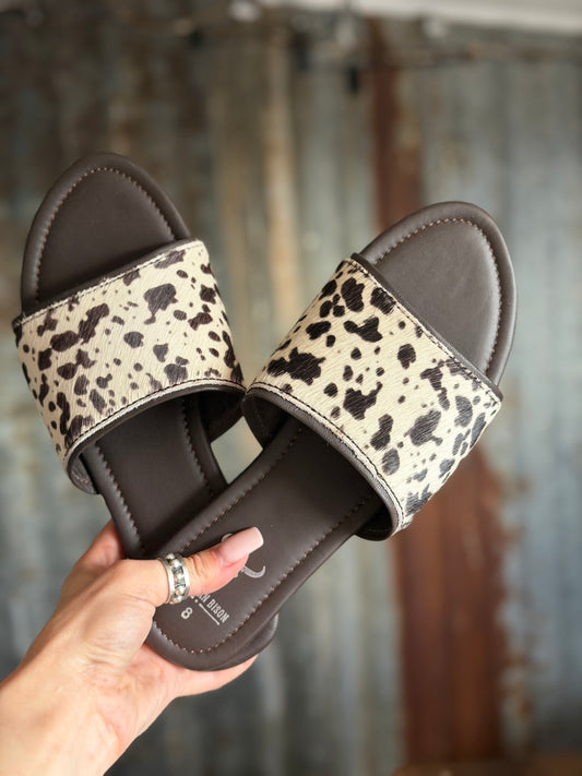 Cowhide Slides