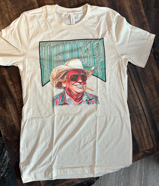 Cowboy Trump Short Sleeve Tee