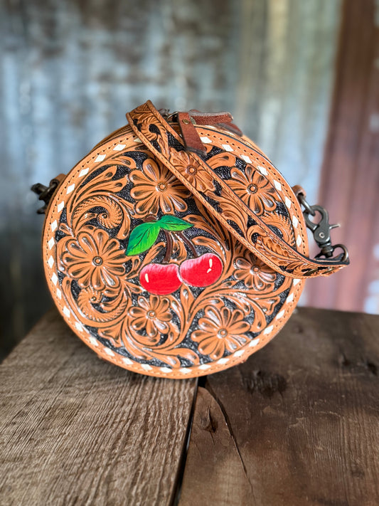 Canteen Crossbody - Cherry