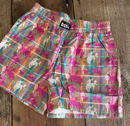 Boxer Shorts - Buckin Horses