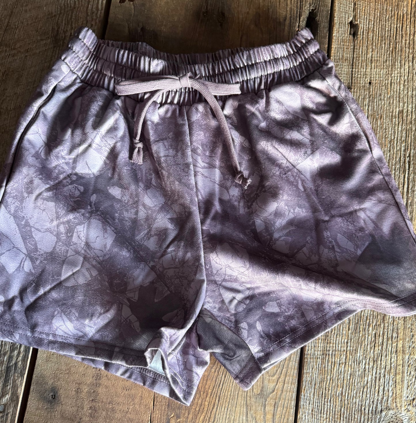 Camo Lounge Shorts - Black
