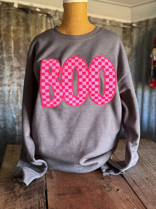 Boo Patch Sweatshirt