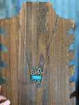 Turquoise Necklace- Giddy Up