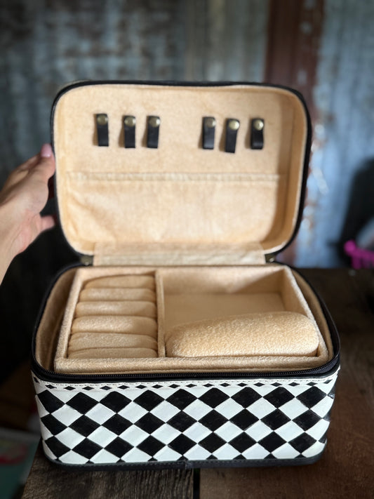 Large Jewelry Box - Checkered