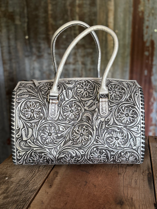 Silver Lady Tooled Speedy - Large