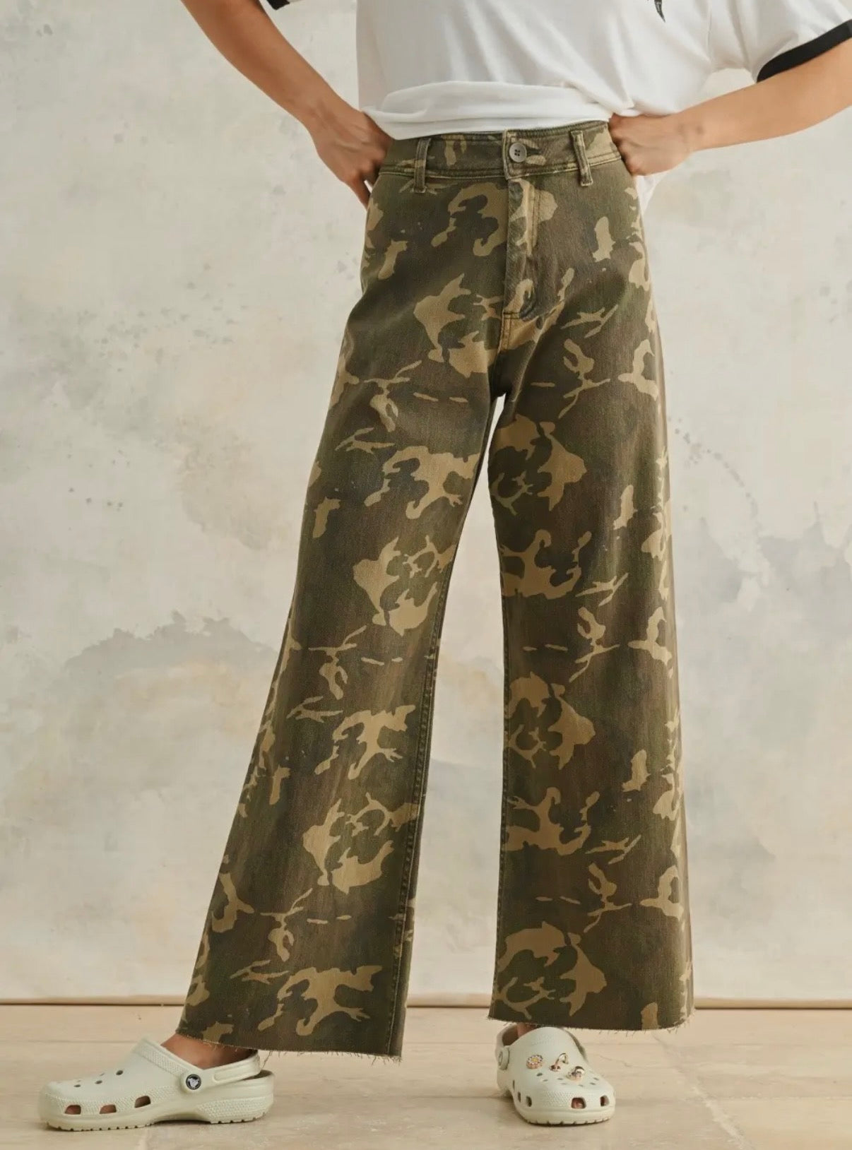 Camo Denim Pants