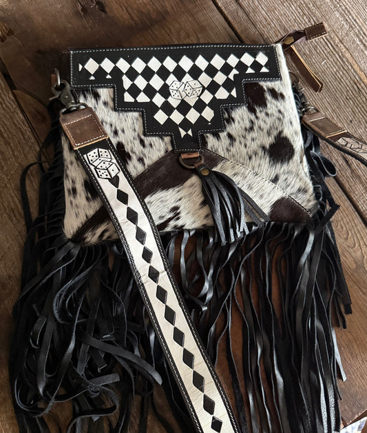 Checkered Dice Crossbody