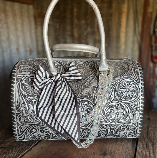 Silver Lady Tooled Speedy - Large