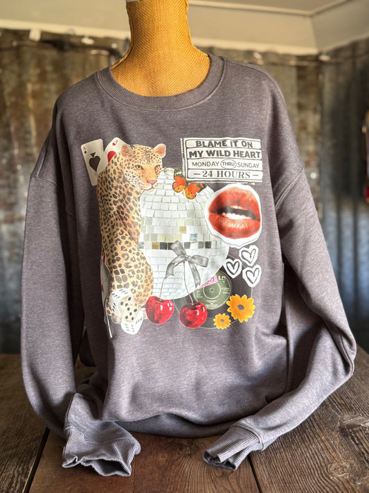 Wild Heart Sweatshirt - Large