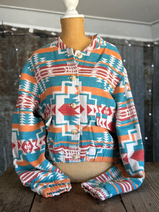 Aztec Bomber Jacket