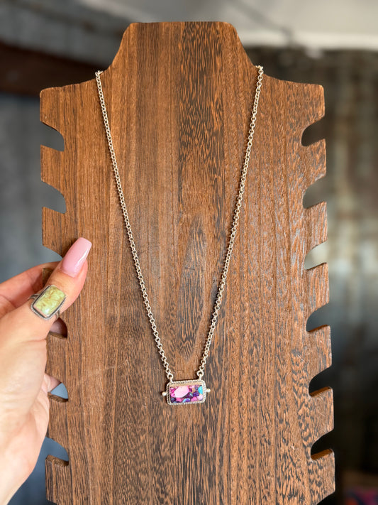 Authentic Cotton Candy Bar Necklace