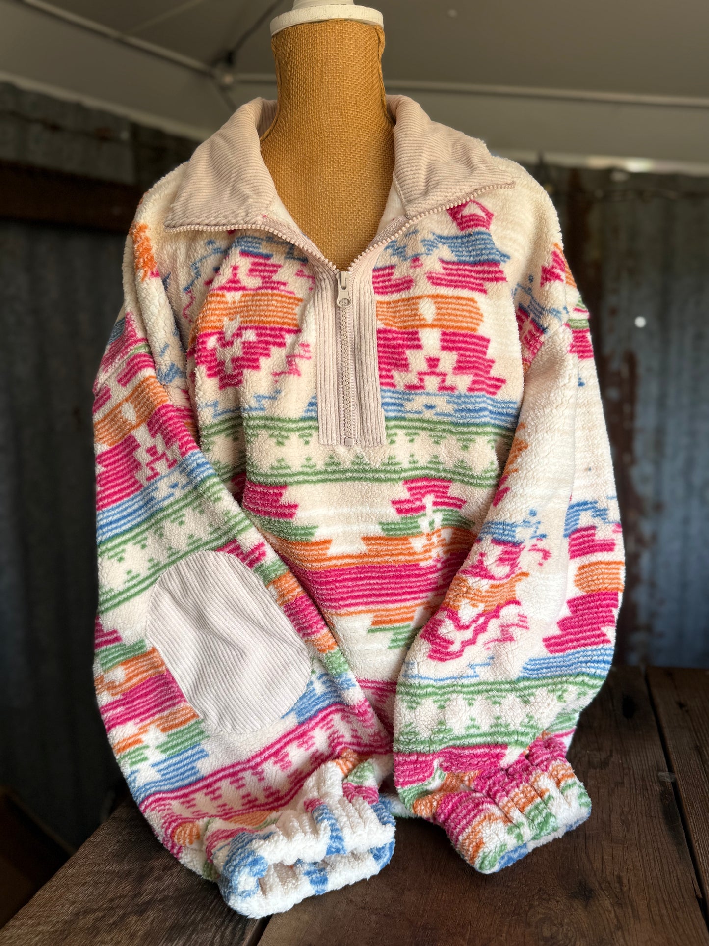 Fleece Sherpa Pullover