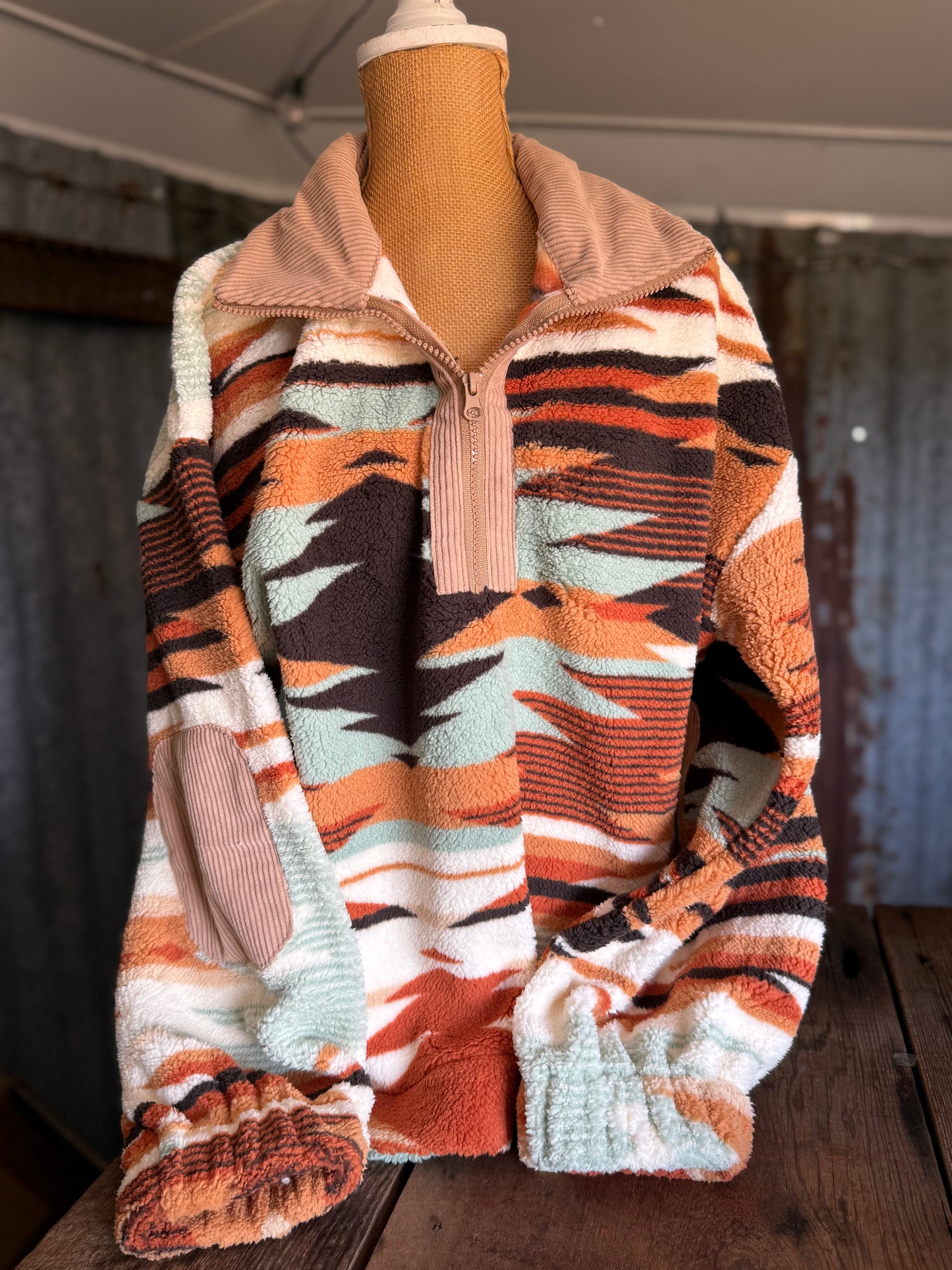 Fleece Sherpa Pullover