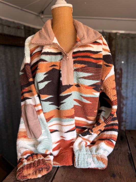 Fleece Sherpa Pullover