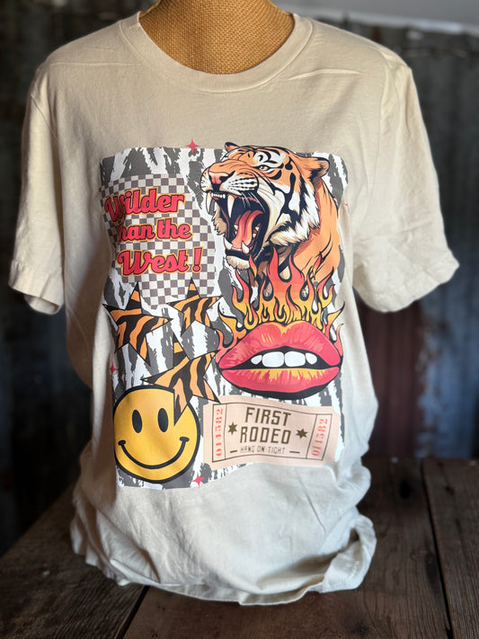 Wilder Than The West Tee - Medium