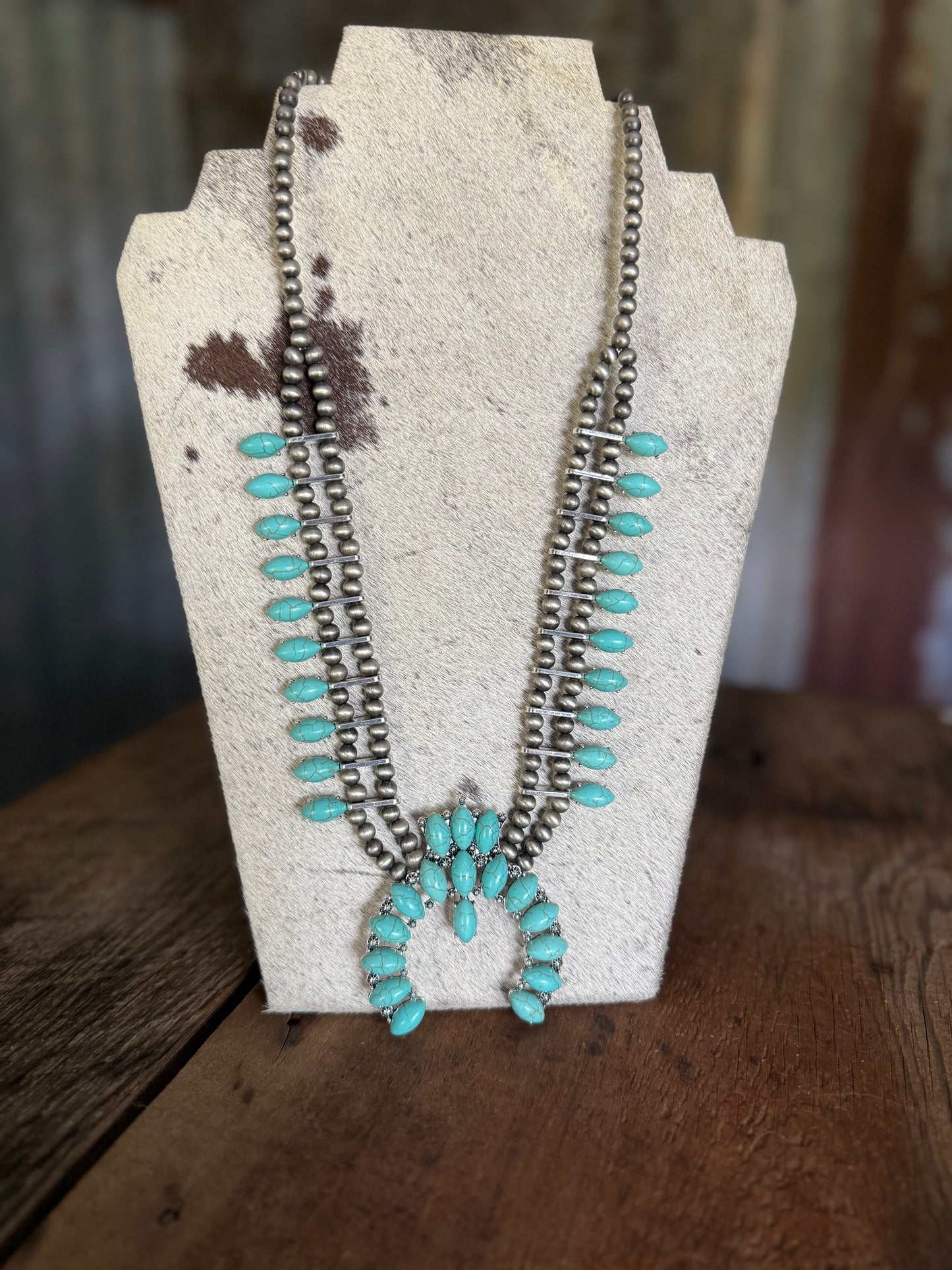 Turquoise Squash Necklace
