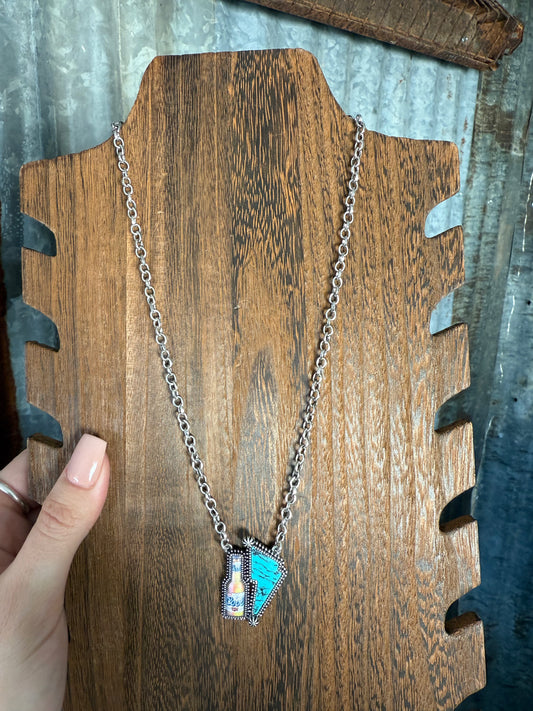 Beer & Bolt Necklace