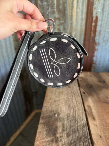Boot Stitch Coin Purse/Wristlet