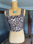 Leopard Crop Top
