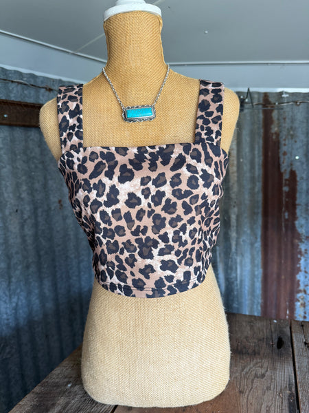 Leopard Crop Top