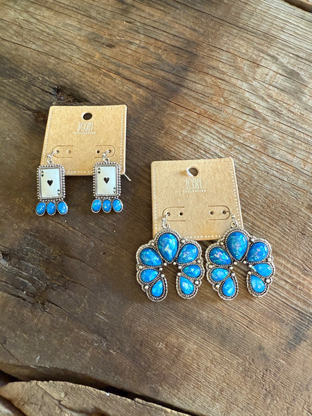 Blue Earrings