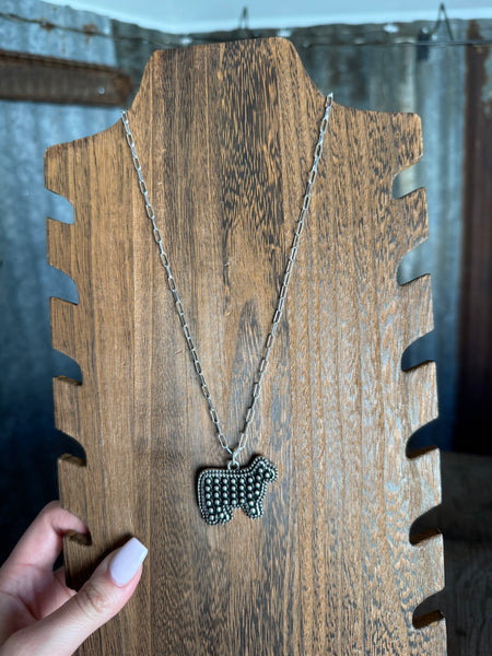 Show Steer Necklace