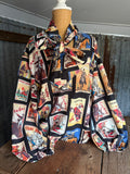 Cowboy Print Blouse