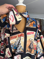 Cowboy Print Blouse