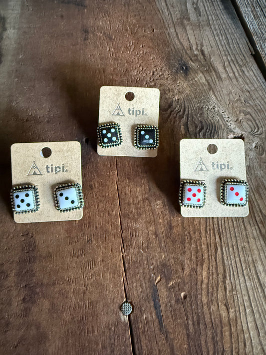 Dice Earrings
