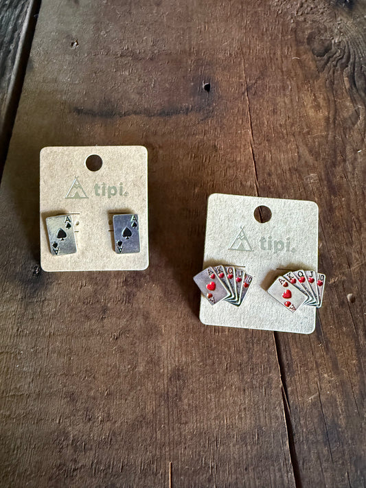 Card Earrings